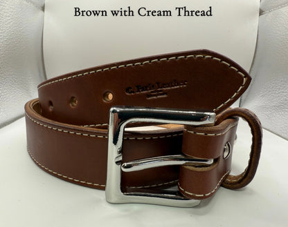 Stitched, Double Layer Belt
